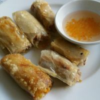 Fried Spring Rolls at Minh Hien in Hoi An