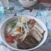 Wonton noodle soup at Minh Hien in Hoi An