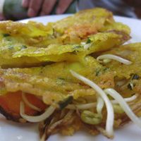 Ban xeo, another vegan version of the local speciality, again very good! at Minh Hien in Hoi An