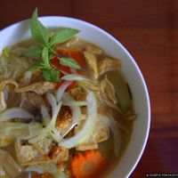 Noodle soup   at Minh Hien in Hoi An