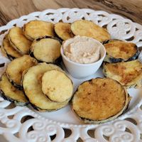 Auberginen gebraten at Taverna Adonis in Kassandra