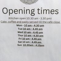 Opening hours 7th March 2023 at Cafe Sorrel in Manchester