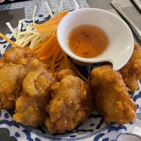 Sweetcorn fritters  at Thai Café in Isle Of Lewis