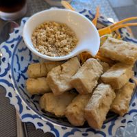 Fried tofu at Thai Café in Isle Of Lewis