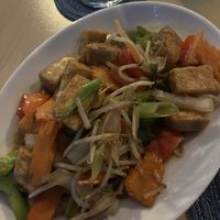 Tofu and veg stir fry   at Thai Café in Isle Of Lewis