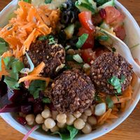 Moroccan buddha bowl at Urban Butterfly in Cambridge