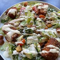 Buffalo un-chicken salad at Urban Vegan Roots in Queens