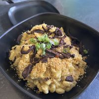 Mac and Cheese w/ Shiitake Baconn  at Urban Vegan Roots in Queens