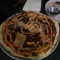 Buffalo pizza (it was just ok)  at Urban Vegan Roots in Queens