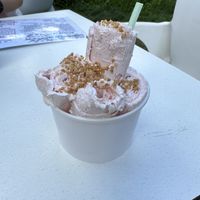 Strawberry, banana, coconut & orange  at La Era de Ara in Torla-ordesa