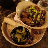 Hoisin mushroom oat pancakes at Cyprus Avenue in Belfast