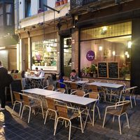 Large terrace at Tamy in Brussels