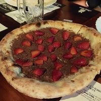 Chocolate com morango vegana individual at Armazém Colônia Forneria & Pizzaria Napoletana in Curitiba