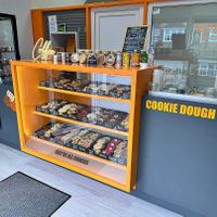 Most of the top shelf is vegan at Sip & Sugar in Redcar