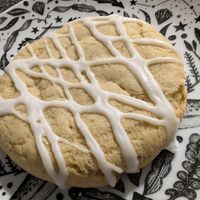 Lemon drizzle cookie at Sip & Sugar in Redcar