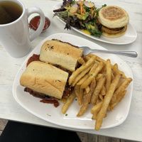 Eggplant Parmesan Sammie & Cheesy Egg Sandwich   at Strong Hearts in Buffalo