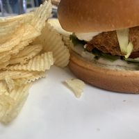 Original chicken burger   at Strong Hearts in Buffalo
