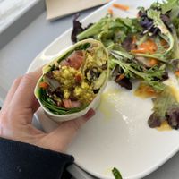 Breakfast burrito   at Strong Hearts in Buffalo