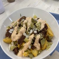 Big mac mac and cheese  at Strong Hearts in Buffalo