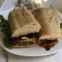 Fab potato salad and Sweet Sassy Molassy.  at Strong Hearts in Buffalo