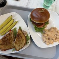 two entrees  at Strong Hearts in Buffalo