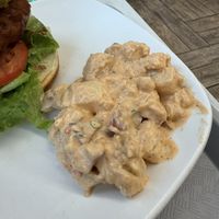 side of chipotle Mac salad (10/10)  at Strong Hearts in Buffalo