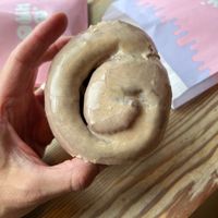 Cinnamon roll  at Dough Joy in Seattle