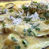 Yellow curry   at Coco Beach Moorea in Moorea