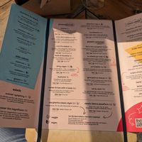 Menu at Otomat in Mechelen