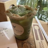 Iced matcha  at Waco Crepes  in Kyoto