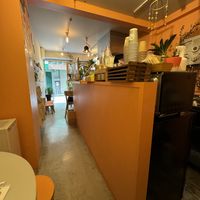 Inside (2/2).  at Waco Crepes  in Kyoto