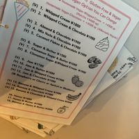 Menu  at Waco Crepes  in Kyoto