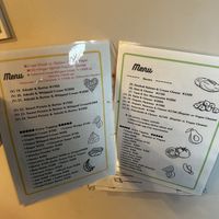 Menu  at Waco Crepes  in Kyoto