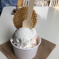 Strawberry cheesecake  at Plan(e)t Ice Cream in Athens