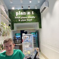 Counter at Plan(e)t Ice Cream in Athens