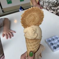 Biscoff cone  at Plan(e)t Ice Cream in Athens