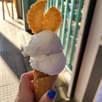 Greek Yogurt ice cream at Plan(e)t Ice Cream in Athens