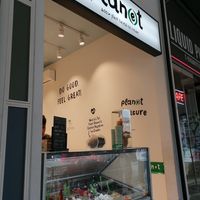 Shop front on the street at Plan(e)t Ice Cream in Athens