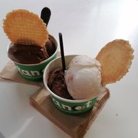 Sample regular portions at Plan(e)t Ice Cream in Athens