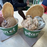 I wasn’t sharing   at Plan(e)t Ice Cream in Athens