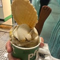 Banoffee baby cup  at Plan(e)t Ice Cream in Athens