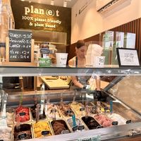 What’s the scoop…you’re going to pick?   at Plan(e)t Ice Cream in Athens