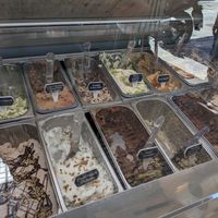 Some of the flavours on offer during our visit at Plan(e)t Ice Cream in Athens