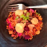 Beetroot tartar at Toso in Gothenburg