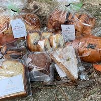 Great picnic from the vegan bakery!!  at Vegan Bakery - 빵의향현 in Seoul