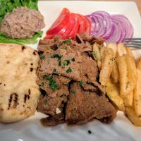 Vegan Gyros at Cosy Restaurant in Crete