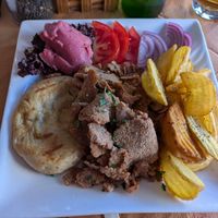 The vegan gyros at Cosy Restaurant in Crete