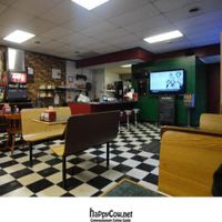 Inside Aardvark, looking toward the counter. at Aardvark Kafe in State College