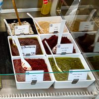 Dips and spreads  at Feinkost Fladi in Dusseldorf