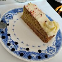 The vegan Victoria sponge at Jane Austen Centre in Bath